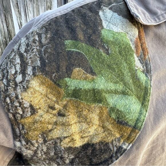 Pro Gear by Wrangler Hunting Brown Camo Long Sleeve Shooting Shirt Men's XL - Picture 10 of 11